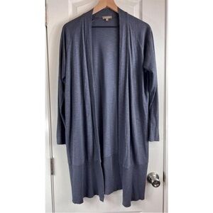 Lilla P Pima Cotton Modal Longline Cardigan